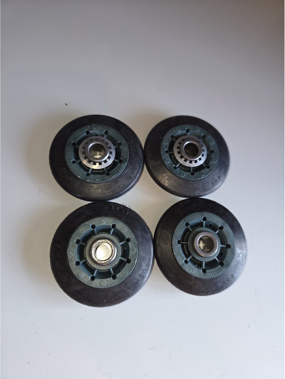 W10314171 OEM Genuine Whirlpool Dryer Drum Support Roller (4 Pieces) A23